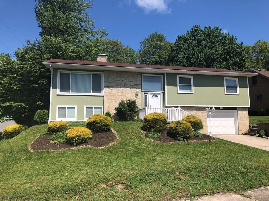 Fairview area 3 bedrooms, 1.5 split entry home. This well maintained home has newer laminate flooring throughout. There is a 2 sided wood burning fireplace between the kitchen and dining area. This home has a new AC unit installed in 2019 and newer vinyl windows with a warranty. The interior doors have been updated throughout the home. There is a lower level recreation room with a pellet stove, laundry, and half bath. There is also a bonus room used for a home office. The 1 car integral garage will keep your car protected from the weather. Out back, just off the sun room you can enjoy the rear deck. Additional storage in the shed that will be getting a new roof. Lots to see in this one.