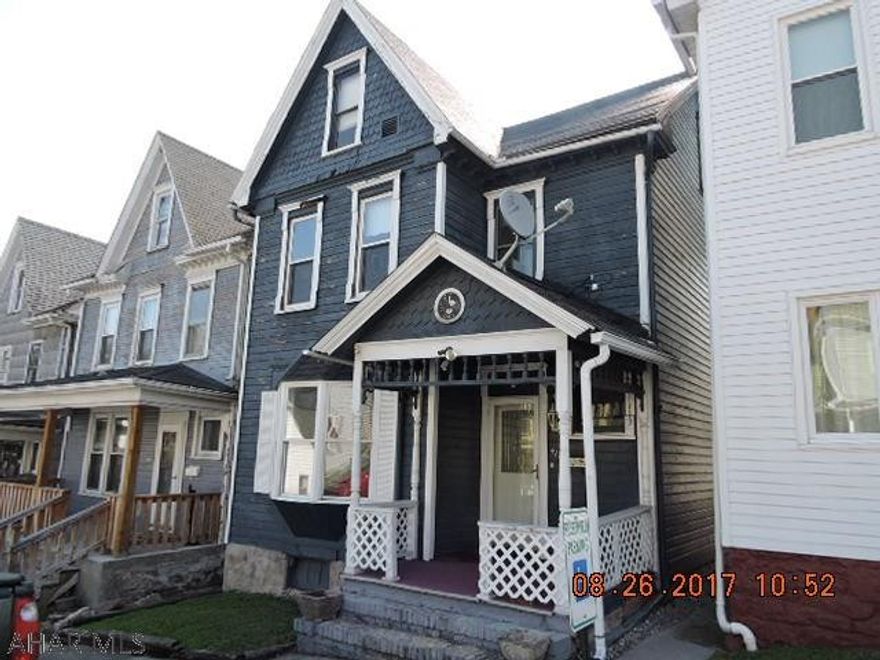 Must see the inside to appreciate this modernized home.  Open floor plan on 1st floor has nice modern oak kitchen with built in table and formal dining area.  Big Living Room with gas fireplace and first floor laundry & half bath.  New flooring on 1st floor and new carpet on the 2nd floor.  Third floor is finished but not heated could be a 4th bedroom.  Fenced yard and big deck for outside entertaining.