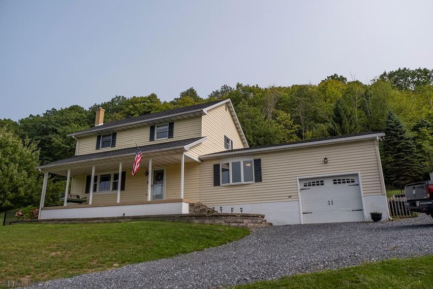 Beautiful Scotch Valley area home with amazing views! 3 bedroom, office, first floor laundry, 1-full, 1-3/4, 1-half baths, living room w/ fire place, family room w/ wood stove, large one car garage, fully fenced in yard, deck. All on 1 acre in Hollidaysburg School District. Many updates to include new kitchen appliances, quartz kitchen counter top, smart home accessories for entry and heating. New septic system. This home has so much to offer. Call to schedule your showing today! Virtual tour available.