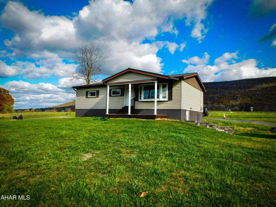 Welcome home to this charming 3 bedroom, ranch that's been nicely updated and sits on 1.5 peaceful acres in the Bellwood-Antis School District.  We have found the perfect mix of comfort, space, and convenience!

This home features a brand new roof, new flooring throughout, new air conditioning unit, a newly updated bathroom with modern finishes and so much more. The bright, open layout makes it easy to relax or entertain, and the kitchen offers so much cabinet and storage space with plenty of room for cooking, too.

When you step outside you can enjoy all the extra space this property has to offer.  Whether you want to garden, add a shop, or just soak up the quiet country setting, the possibilities are endless.  Did we mention there's even a 50-amp RV hookup, perfect for guests, travel lovers, or storing your own camper with ease.

If you've been looking for a move-in ready home with land and thoughtful updates, this one checks all the boxes.  Call your local real estate agent today to schedule your private tour.