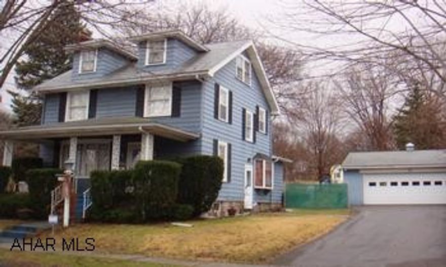 Freshly painted! Fantastic Location! 3 bedroom 1.5 baths with fenced yard, security system. Central air, 2 car detached garage, sunroom.