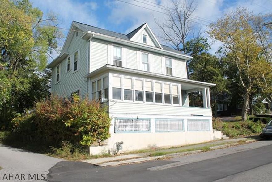 Welcome to this sunny 4 bedroom home in Hollidaysburg Borough. Conveniently located to shopping and entertainment. This 2 story home features both a sun porch and covered porch to enjoy the outside year round. This home has much to offer, schedule your appointment today.