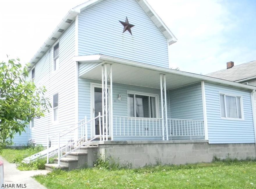 Check this two story home out. Walking distance to schools . Close to all major shopping and dining . Fenced in back yard for your furry friends, with shed and your very own pear trees. Plenty of room in this home. Kitchen , dining room has plenty of space . Master bedroom on main level,Full bath on main level as well. Second floor has two bedrooms. Internet service provider is Comcast. Being sold  AS IS.