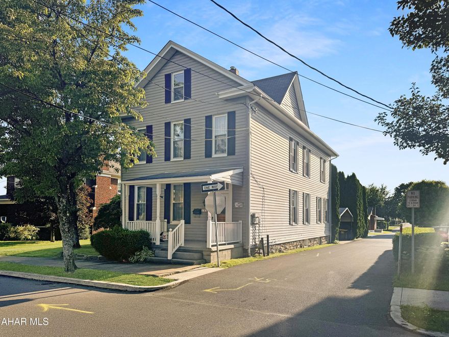 Welcome to 521 N Julian Street, a stunning 2-story home nestled on a beautiful corner lot in Ebensburg Borough, directly across from Holy Name! This remarkable property, while in need of some updates, offers incredible potential to be restored to its former glory. As you step inside, you'll be welcomed by a spacious foyer that leads to a large family room, an inviting dining area, & a cozy living room. The main level also features a full bathroom w/ laundry & an expansive kitchen equipped w/ included appliances.
Upstairs, you'll find three generously sized bedrooms, a full bathroom, & a versatile bonus room that can serve various purposes. Both the attic & basement are unfinished, providing ample storage space for your needs. Outside, enjoy the charm of covered front & rear porches, a carport w/ off-street parking, & a shed. The property boasts a large yard, making it perfect for outdoor activities & gatherings. Ideally located in the heart of town, this home is just steps away from Holy Name & only minutes from a variety of local activities. Don't miss the opportunity to make this your dream home, call today for more information!