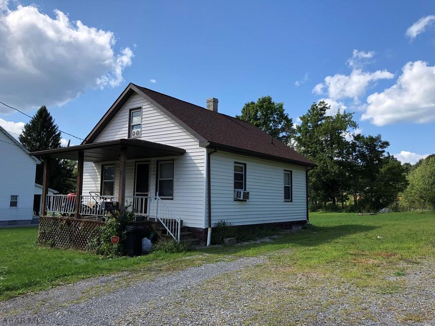 Enjoy this charming starter house with large flat yard in Cresson township. Many updates throughout including newer roof and hot water heater.  Laminate flooring is only a year old.  Newer electrical breaker box.  Priced to sell.