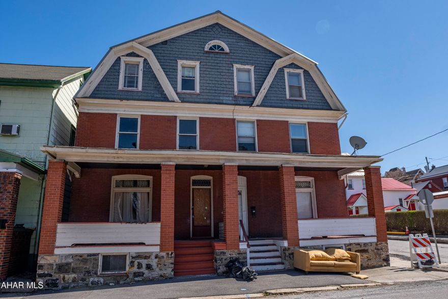 Spacious, Income-Generating Duplex with Outstanding Potential!

This brick duplex offers a fantastic investment opportunity in Altoona. The property has a current rent certificate with the city. The property features two distinct units:

Unit 1: A project-ready space with renovation potential to meet your vision. Originally a 5-bedroom, 1-bath home with solid structure, this side has ''good bones'' and partial gutting already initiated. Ideal for creating two separate units, unlocking further income potential.

Unit 2: A large, well-maintained home featuring 4 bedrooms with generous proportions, 1 bath, and ample living areas including a dining room, living room, and substantial basement. Recent updates include a brand-new roof, newly installed blacktop, fresh carpet (not shown in photos), and a completely updated kitchen with new tile flooring.
With no yard to maintain, upkeep is a breeze, and the property is primed for income generation. Zoned with potential to convert into four units, this duplex provides an unmatched opportunity for savvy investors or owner-occupants looking to add value.

Agent has a financial interest in the sale of this property.

Schedule your showing today to explore all this property has to offer