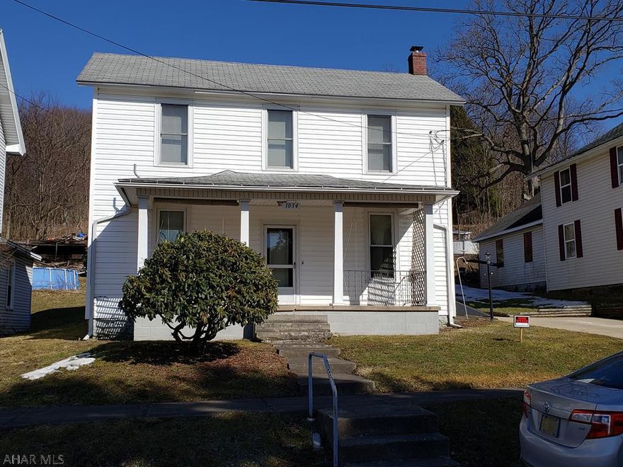 Very well maintained home in the heart of Coalport!  This move in ready home features 3 bedrooms (with the possibility for a 4th on the first floor), vinyl siding, newer furnace serviced yearly, first floor laundry, off street parking and a detached garage.  The first floor includes a spacious living room, as well as a half bath located just off the kitchen.  Additionally, the first floor includes a bonus room complete with a handicapped shower that would make a great first floor bedroom or office.  The property is centrally located, with convenient access to Prince Gallitzin State Park, State Game Lands, as well as Rock Run.  This property would be a great first home, a great property for someone looking for close proximity to the outdoors, or for a buyer looking for single floor living!