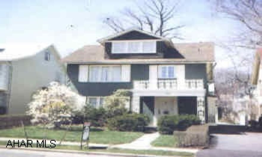 FINE HOME! WELL MAINTAINED! CENTRAL AIR, 2 LEVEL DECORATIVE CAST-IRON WORK WHICH FRAMES A PATTTERNED BRICK ENTRY PORCH, DINING ROOM HAS HIGH-LEVEL DEEP SILLED BAY WINDOW & OPENS ONTO A FLAGSTONE TERRACE, ENTRY HALL WITH FLOOR-TO-CEILING BAY WINDOW AMPLY L FINE HOME! WELL MAINTAINED! CENTRAL AIR, 2 LEVEL DECORATIVE CAST-IRON WORK WHICH FRAMES A PATTTERNED BRICK ENTRY PORCH, DINING ROOM HAS HIGH-LEVEL DEEP SILLED BAY WINDOW & OPENS ONTO A FLAGSTONE TERRACE, ENTRY HALL WITH FLOOR-TO-CEILING BAY WINDOW AMPLY LIGHTS BEAUTIFUL HARDWOOD FLOORING. QUALITY MILLWORK, MATCHING SOLID WOOD PANELED DOORS THROUGHOUT. PARTITIONED BATH ADJOINS ATTRACTIVE LAUNDRY. NEW UNDER-COUNTER MODEL WASHER AND DRYER. BEDROOMS HAVE SPACIOUS CLOSETS AND TAILOR MADE BOOKCASES AND WINDOW SEAT.  CUSTOM BUILT MOVABLE ISLAND IN KITCHEN. FISHPOND IN REAR YARD WITH OWN WATER SUPPLY.