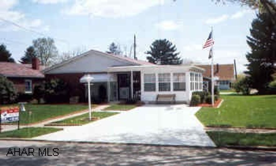 Excellent condition, many improvements, all appliances stay, new windows. Beautiful 2 or 3 BR, ranch, new ceramic tile & perco flooring, new kitchen counters and appliances, sun porch, newly landscaped level lot, new cement driveway.