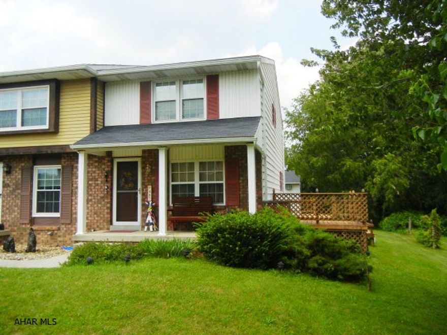 An absolutely outstanding end unit townhouse in Penn Farms. Don't miss this beautifully decorated, 2 bedroom, 1 1/2 bath unit!  Newer kitchen, bathrooms, windows. Family room and Sauna in basement. Large back and side deck. Nice property!