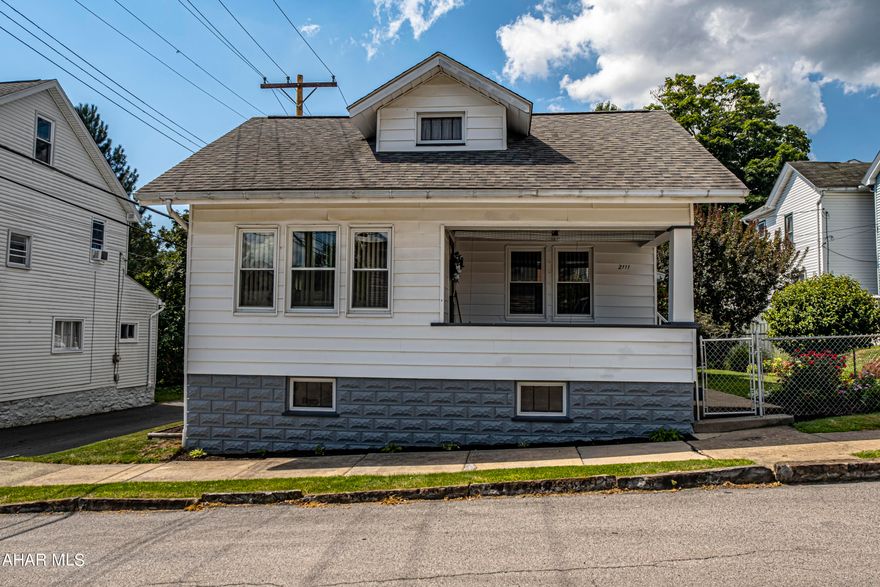 Meticulously maintained and freshly painted, single-level home. Beautifully landscaped, small fenced-in yard. Large living room with French doors leading to dining room. Kitchen and bath have updated plank flooring. Large walk-up attic has plenty of storage. Beautiful original woodwork and charm throughout. Large windows letting in lots of natural light. Well insulated and low maintenance living in close proximity to PSU Altoona Campus, UPMC, and shopping. Check out our 3D virtual tour!