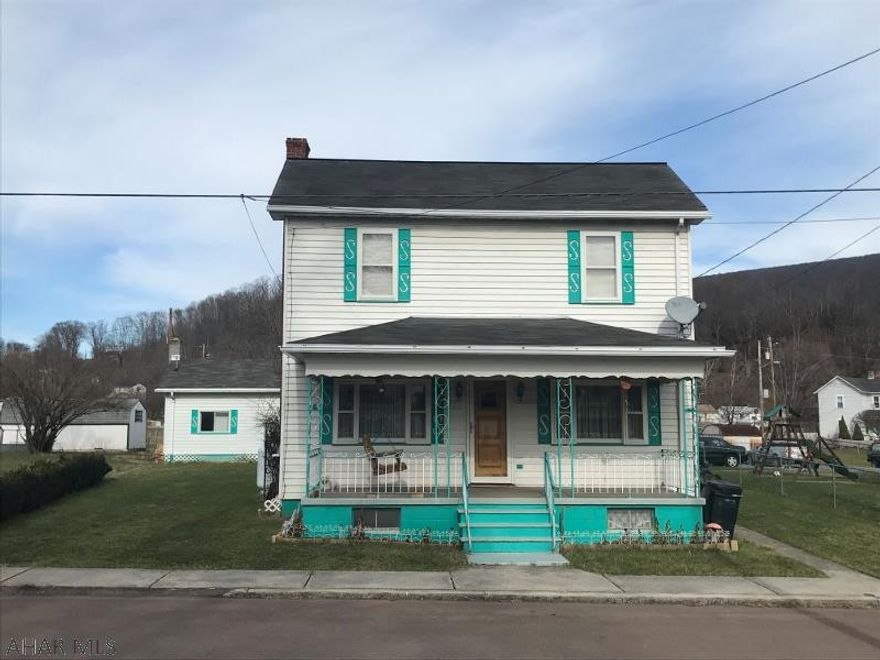Adorable 3BR/ 1 Bath home in quiet neighborhood in Hyndman Boro.  All appliances included. Full basement, very clean and open, could easily be finished into additional living space. New propane furnace just installed in September 2017. Walk-up attic, shed and garage offer lots of storage space.