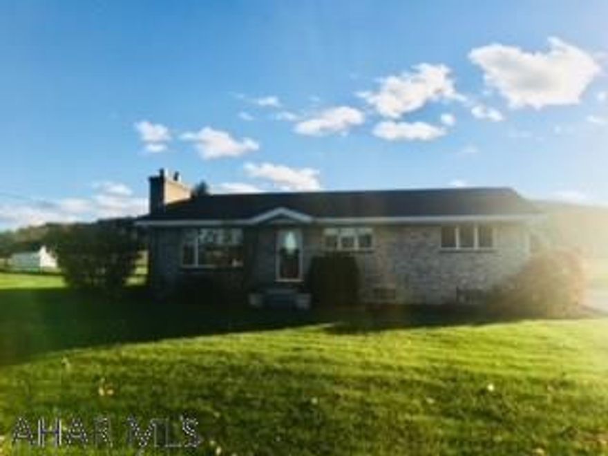 1 Story, all brick 3 bedroom, 2 1/2 bath home in country setting, new roof in 2015, C/A, gas fireplace in living room, finished basement with 3/4 bath, 2 sump pumps in basement but rarely run. Hot tub on back patio may not work, hasn't been used for a couple years.