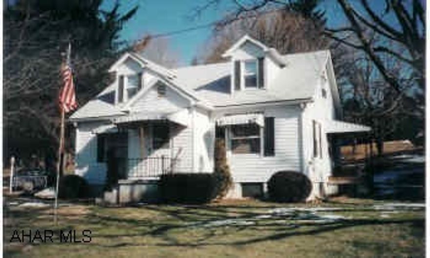 Nice well-maintained Cape Cod on 17 country acres. Framed by large pines, land is half clear, half wooded. Includes runway and hanger for small plane. Remodeled kitchen, cooktop, wall oven. Great hunting, portion of land fronts Rt. 220, very close to PA/MD border. Home Warranty.