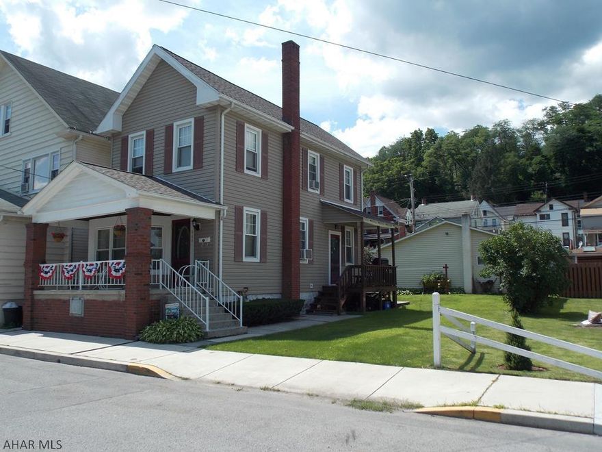 Spic & Span home in a lovely neighborhood with a huge play park (including a full court basketball court) for the kids across the street.  3 BRs and a large updated bath. All new windows, new roof,  and vinyl siding are some of the highlights of this home.  Relax on the covered front porch and watch your the kids play in the park across the street ,  or watch from the  back porch while the  kids play in the flat side and back  yards.  Dad will love the oversized 2 car garage with tons of parking, storage, and work space. Call today to take a peak at this adorable home.