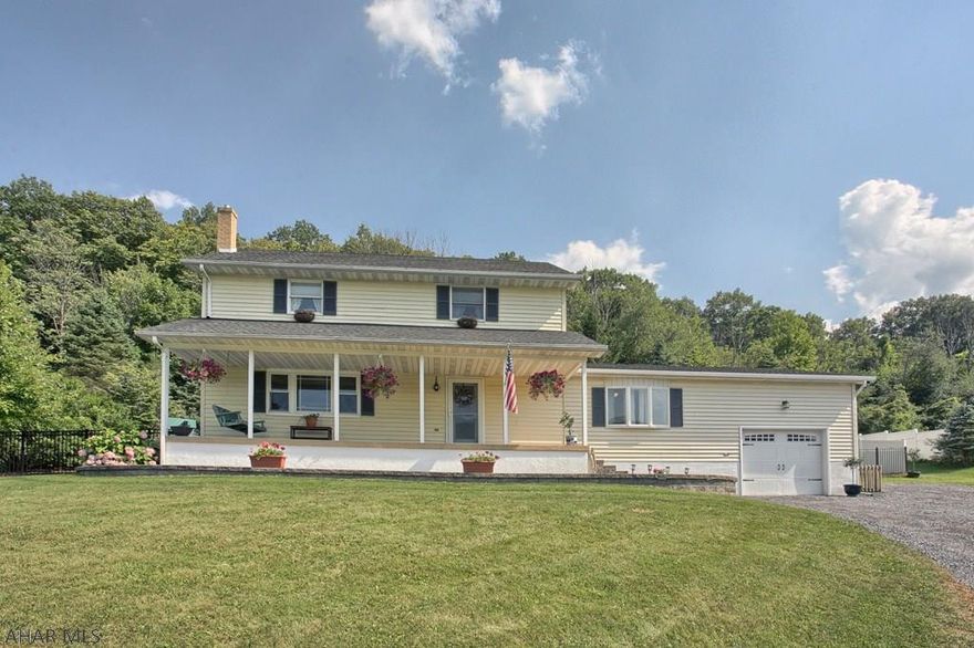 LOCATION, VIEW, AMENITIES!!  This Scotch Valley home nestled on a little over an acre has views that will make you never want to come inside!  Once you're inside, you'll never want to leave!  From the sunken living room, to the beautiful open Kitchen and dining room, the main level has so much to love!  The dining room has french doors leading out to an incredible deck with a great play area for the kids and completely fenced in yard for safe playing!  The 2nd floor boasts 2 bedrooms, a full bath, and a master suite with a 3/4 Bath.  The basement has been completely transformed into the perfect media room with a wood burning fireplace, Beautiful wood ceilings, and a cozy feel!  Don't miss your chance to own this gem in Scotch Valley! Call today for your private tour!