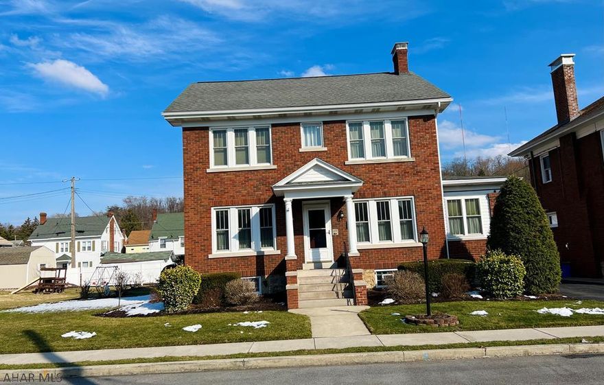 Large classic brick home for sale in the Tuckahoe Park Area. This gorgeous home features 4 bedrooms. Modern bath and kitchen. Large living room and dining room. Enjoy the beautiful landscaped yard on the beautiful covered porch. A must see! Call 814-932-4616 for a tour.