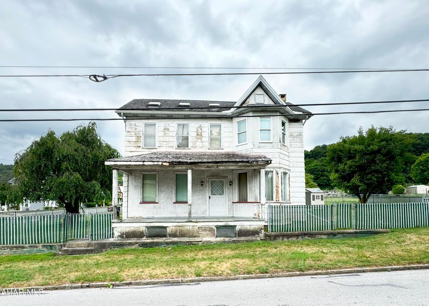 This charming home located in trail town Williamsburg will evoke both delightful feelings of nostalgia and enthusiasm for endless possibilities! Not only does this home have beautiful, old-fashioned features but it has modern upgrades and the beginning stages of its expansion project. 405/407 Spring Street features a spacious kitchen, living room, dining room, and an elegant staircase that gives way to the second floor with its two large bedrooms, roomy bathroom, bonus room, and extra, un-finished room ready to become whatever you have a vision for. The pantries and closets, as well as the neatly-maintained, roomy attic and basement, provide more than enough storage space for your coats, tools, seasonal decorations, years-worth of memories, or supplies for future projects. The covered porch/extra first level room leads to a wide-open, fenced-in yard with cement patio, shed, shade trees, and ample off-street parking. As a spectacular bonus, the owner is including all the appliances, furniture, TVs/Entertainment system, Anderson windows, doors and flooring. Sophisticate this home with an updated exterior and have yourself a classic beauty.
