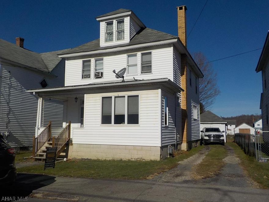 Portage Boro.  A great 4 Bedrooms, 1.5 bath home with large deck & detached garage.  Eat-in kitchen, Dining room with bar area & Living room with gas FP.  Sun porch & spacious foyer add to the living space on main level.  Following CDC guidelines only 2 people, including the realtor, are to be in the property at any given time.  All agents and clients must wear masks, gloves, and booties.