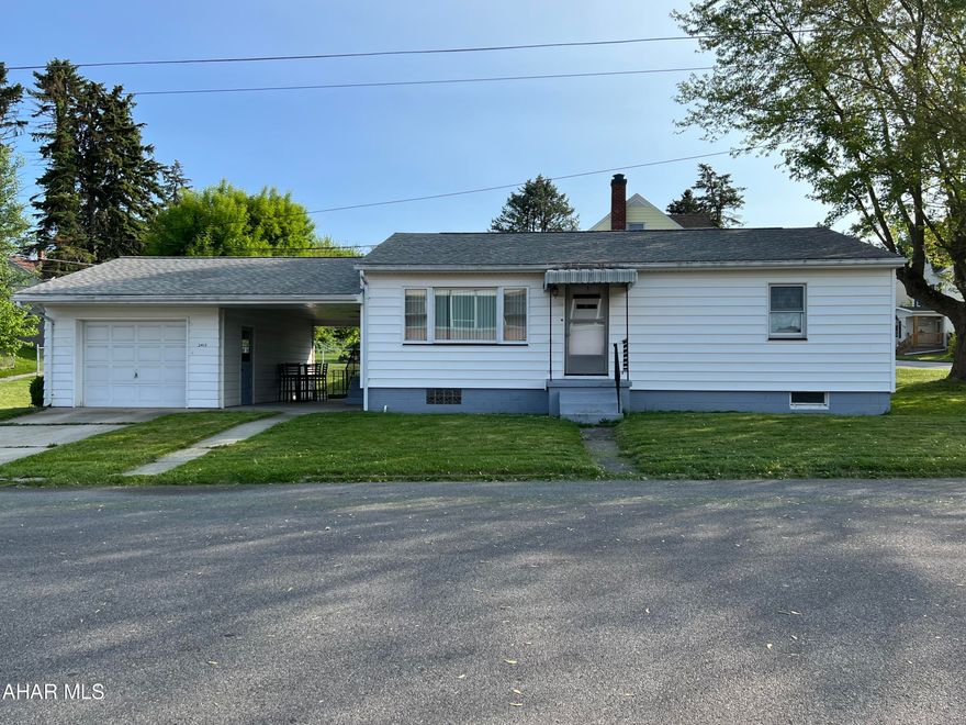 Looking for a cozy, warm & welcoming home? This is it! Take a tour of this 2BR/1B home by the Altoona campus! This house offers a nice corner lot and a 1 car detached garage. The breezeway is perfect for spending time outside having coffee or relaxing! The kitchen is equipped with all appliances and LR is a nice size for having friends/family over! Unlimited possibilities with the full size unfinished basement! Call listing agent to tour ASAP!