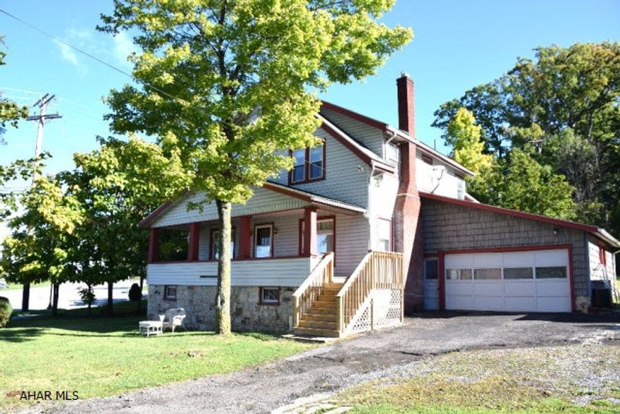 Large home on large lot in central location close to everything. Dead end street.  Every room in the house is spacious.  Great outdoor entertaining area and the perfect spot to watch Curve fireworks!  2 car garage plus two car carport.  Quick access to I-99.