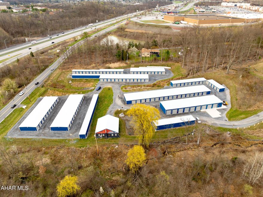 Blair County Storage is a modern, user-friendly self-storage facility located at 1122 Amelia Avenue in Altoona, PA. Designed for convenience and accessibility, the property offers a variety of unit sizes with EZ drive-thru and drive-up access, making loading and unloading quick and hassle-free. The facility features contactless rentals and an  integrated online management system, allowing customers to reserve, pay, and access their units with ease. Well-maintained and securely operated, Blair County Storage caters to both residential and commercial clients seeking short- or long-term storage solutions. Its strategic location near I-99 and major shopping centers makes it an ideal choice for tenants across Blair County.
