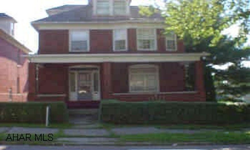 4 BEDROOM BRICK, 2 BATHS, FINISHED ATTIC, LEADED GLASS LEADED GLASS, FIRST FLOOR BATHROOM, FINISHED ATTIC (COULD BE 5TH BEDROOM), FRONT AND REAR PORCH