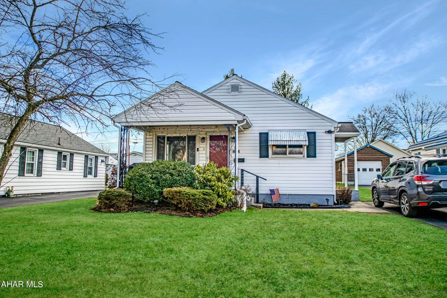 Ranch 2 bedroom home in Hollidaysburg. Paved driveway for off street parking. Nice level lot. Unfinished basement for ample storage. Close to schools.