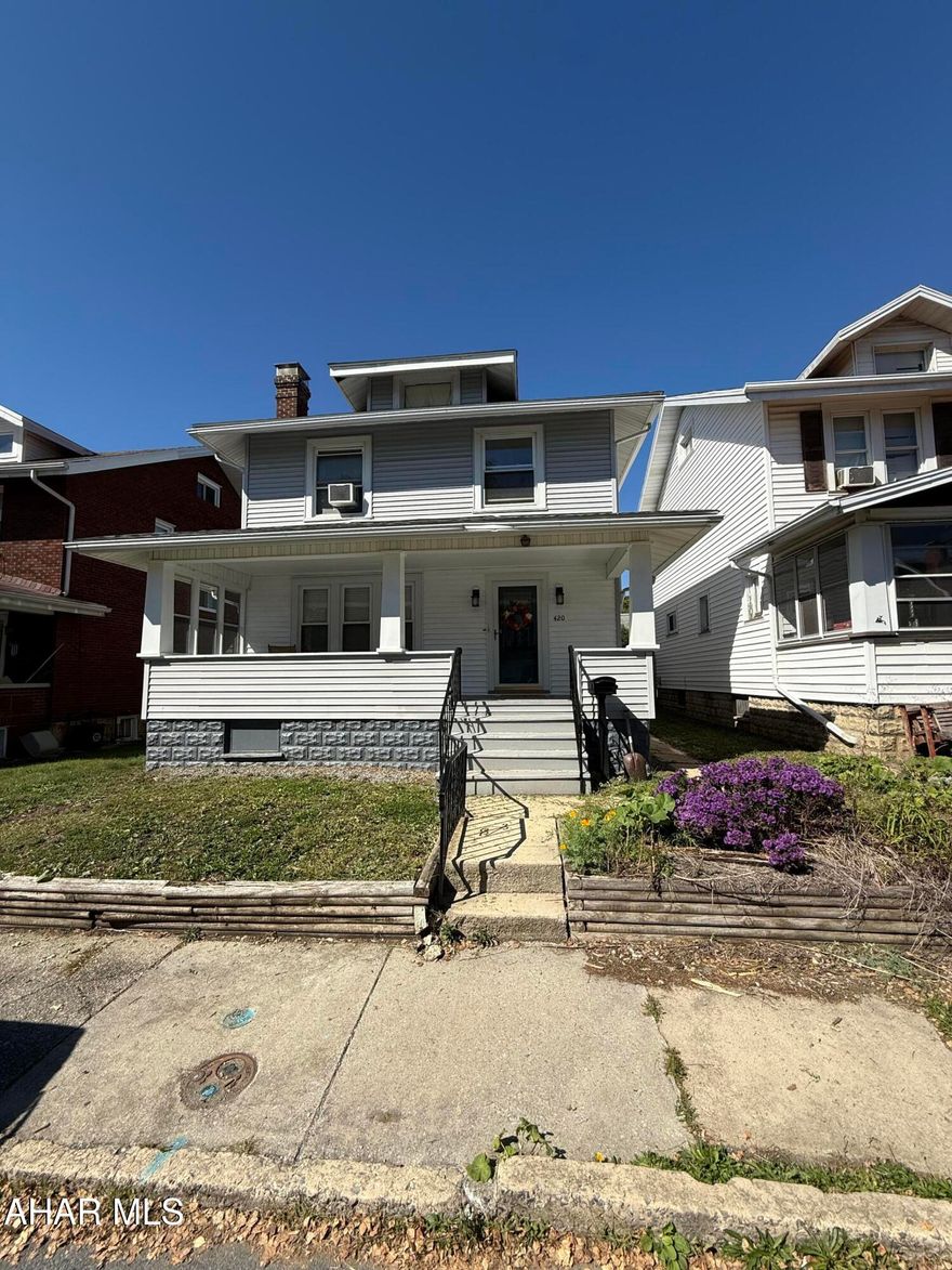 Charming 4-Bedroom, 1.5-Bath Two-Story Home in Altoona's East End!
Welcome to this inviting two-story home nestled in Altoona's desirable East End neighborhood, combining classic character with plenty of space for today's lifestyle.
Inside, you'll find four generously sized bedrooms and 1.5 bathrooms, perfect for a growing family or anyone who loves to host. The main level features a bright and spacious living room with large windows, a formal dining room ideal for gatherings, and a cozy kitchen with ample cabinet and counter space. A convenient half bath is also located on the first floor.
Upstairs, all four bedrooms offer plenty of natural light and closet space, along with a full bath to serve the upper level.
The home also includes a detached garage, providing parking or extra storage, plus a manageable yard for outdoor enjoyment.
Roof was installed in 2024 and furnace is only a few years old!