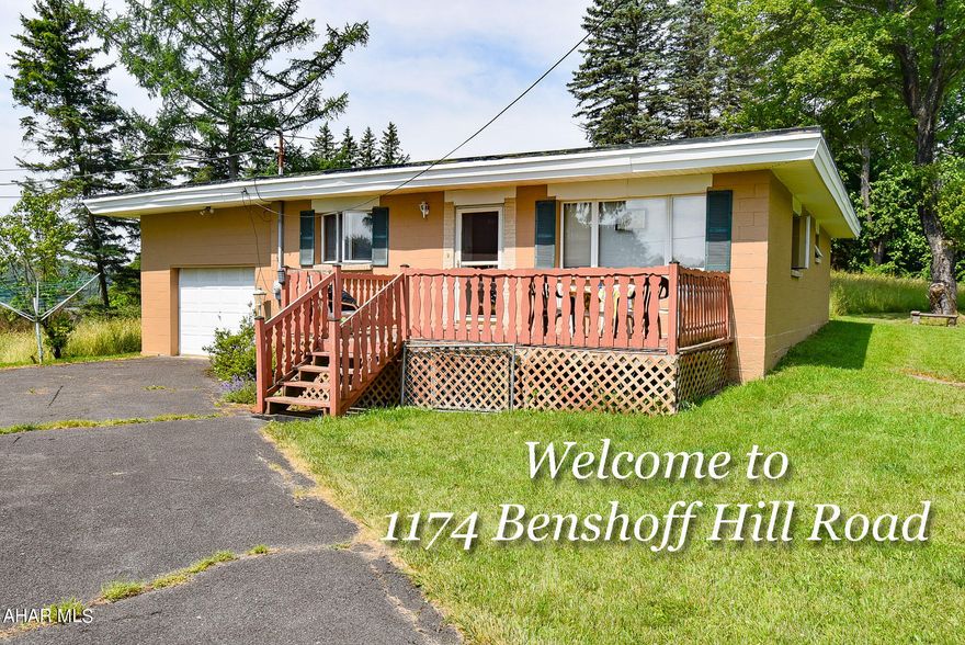 Looking for something off the beaten path? Here's a 3 bed/1 bath one-story home with 5.3 acres in Middle Taylor Township. Your own private setting just minutes from town. Come and take a look.