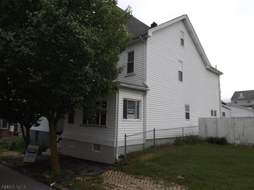 Very nice clean spacious home with the Master Bedroom joined to a sitting area or nursery, plus 2 bedrooms on 2nd floor and a 4th bedroom in finished attic with heat. Large Kitchen with pretty oak cabinets lots of prep area to serve meals in Formal Dining Room!  Area off of kitchen has washer dryer hookups, convenience for doing laundry. Enclosed backporch (with a full bath) walks out to a Nicely landscaped backyard with 2 Car Garage.   Check out all this home has to offer for your growing family.