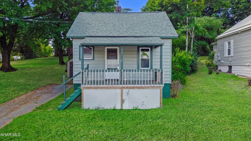 Welcome to 411 S Caroline Street in the Ebensburg Borough, Central Cambria School Districts that is walking distance to the Courthouse and all town festivities. This Cape Cod style home is perfect for an investor, first home, someone looking to downsize, or just anyone in general that is not looking for a ton of upkeep! As you enter the main floor you are greeted by a spacious living area, dining room, & kitchen. The upstairs features your single bedroom and bathroom. The basement is unfinished but is great for storage. The exterior features a covered front porch, rear deck, off street parking, shed, & a large private yard. This home includes a newer roof. Call today for more info!