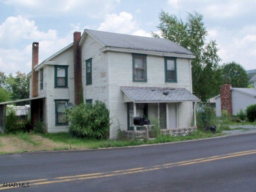 House is in poor condition, As-Is purchase. Well water, city sewer = $50/month