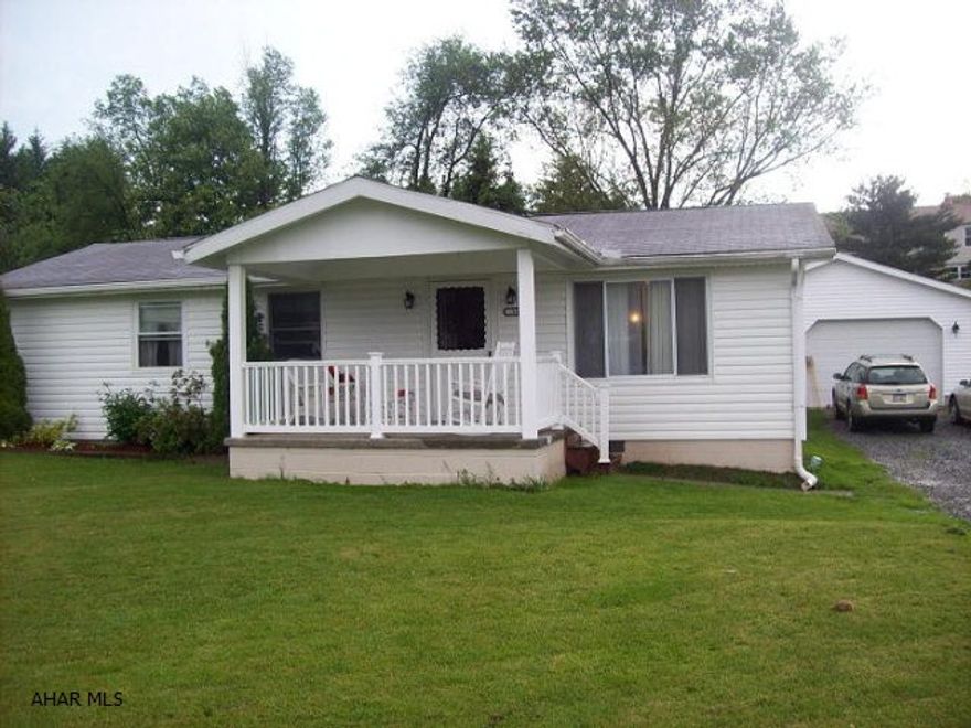 Central Cambria- Vinco area 3BR, 1 bath totally remodeled ranch modular home on crawl space Large lot. 2 car detached garage. A must see