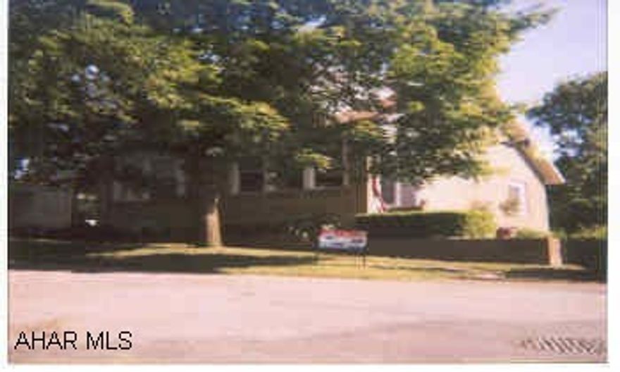 Big 86x104 lot, 3 BR, brick garage, central air, sun room, hardwood floors-beautiful big corner lot, nice yard. Roof 5 yrs. old, furnace 4 yrs old