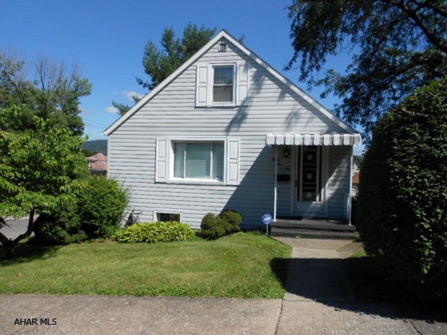 Story and a half home with large eat-in kitchen, 2 full bath. On a large city corner lot 100X120 with built-in pool. Newer detached garage and off street parking. Newer windows, furnace, finished attic can be used as second bedroom. Motivated seller!!!!