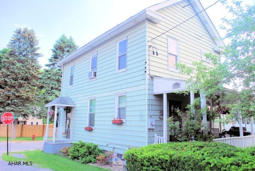 Super cute two story home with big fenced in yard for child and pet safety. Nice remodeled bath with ceramic tile floor.   Hardwood floors, newer windows, and a newer furnace.  Flood insurance:  $459.00 per year. Owner's policy at this rate CAN transfer to new owner.  No elevation certificate will be required.