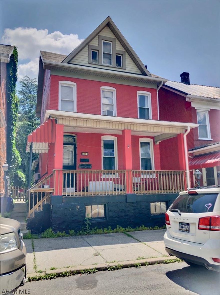 This affordable home sits on a nice block.   Spacious rooms, closets, ceramic tile in kitchen, fenced back yard, and off street parking. Mechanics in good shape. GREAT investment property.  Serious buyers only, Please!