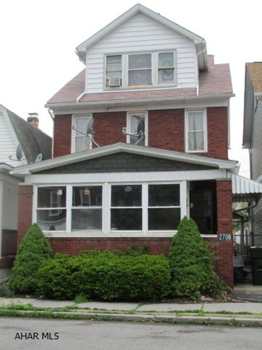 Fully occupied duplex 1st and 2nd floor, newer furnace in each unit, seller pays electric and water, tenant pays gas.  Forced air heat on first floor, hot water on the second floor.  Tenants take care of their own trash.  Water/Sewer $118. Mo. & Electric $162 Mo.  Multiple repairs to second floor apartment - kitchen updated, new flooring, bathroom vanity, top &  faucet and freshly painted. New tenant.