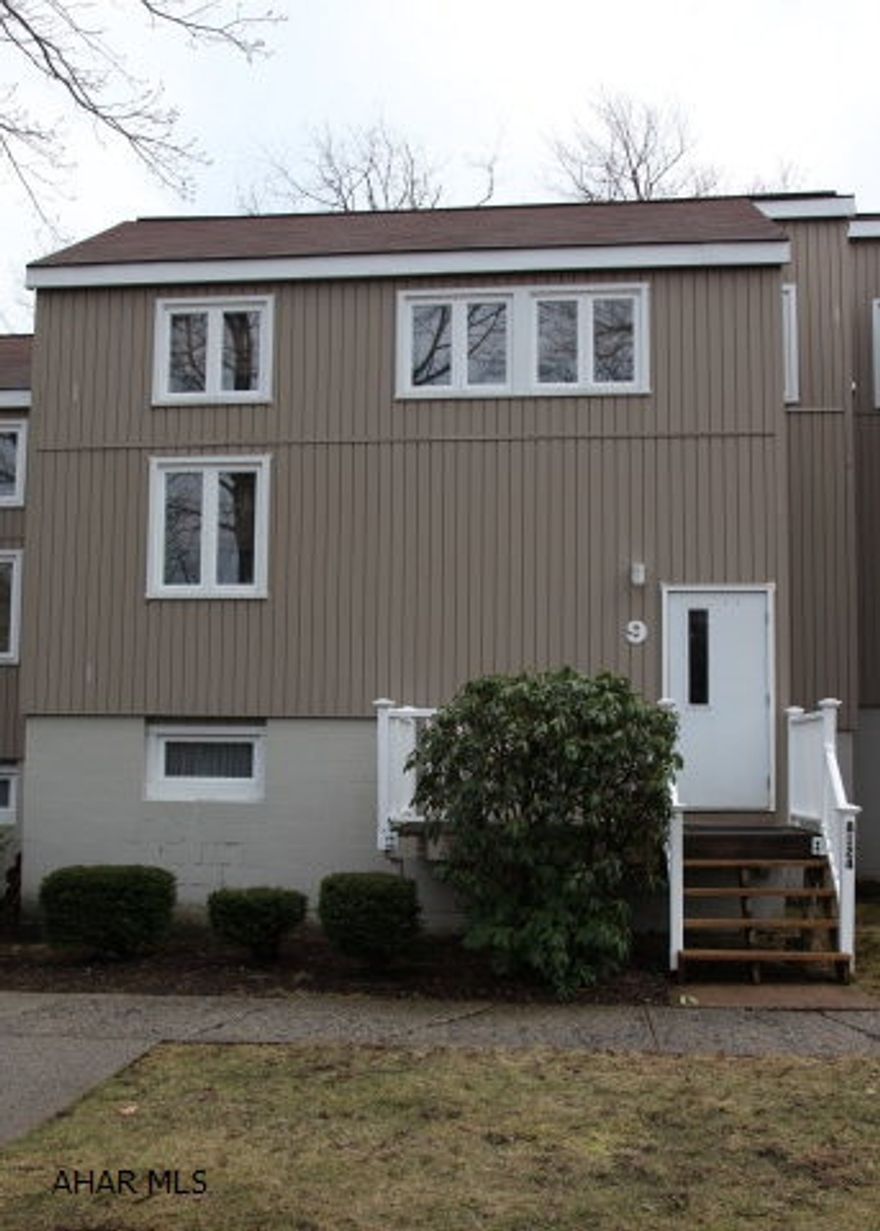 Recently remodeled ground level condo in a beautiful setting. Newly installed laminate hardwood floors, french doors, counter tops; new cabinets and trim in this one bedroom unit. The sliding doors open onto a patio area with fire pit that faces the resort golf course. Perfect retreat for summer golf outings and winter skiing at adjacent Blue Knob ski resort. The association fees include use of the indoor and outdoor pool, hot tub, tennis courts, trash removal and exterior maintenence.