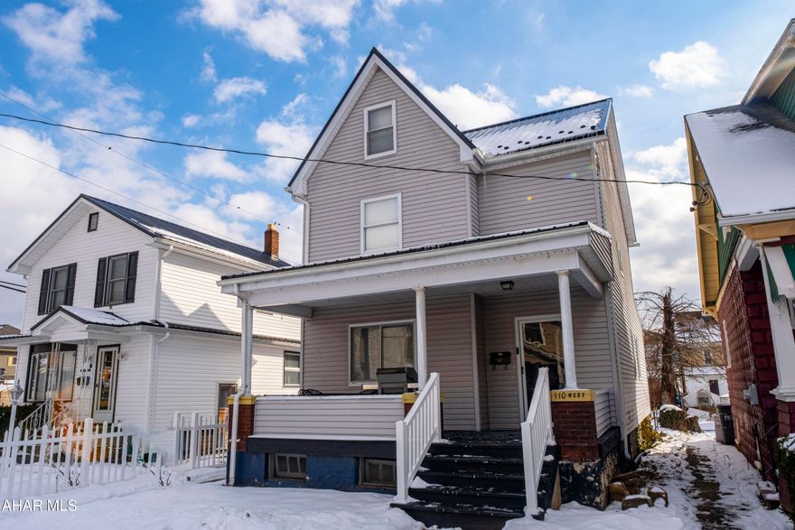 This is a move-in ready 3 bedroom 2 full bath home with modern updates in the Juniata area of Altoona!  The first floor features a large living area, formal dining room, full bath, and updated kitchen with included appliances.  The second floor has 3 bedrooms and a full bath.  There is a finished attic that could be used as a 4th bedroom.  The home also features a new roof that was installed in 2024!  Outside you will find a partially fenced in yard with off-street parking.