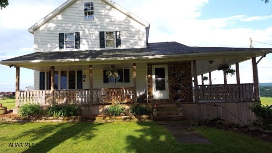 Completely redone country home, all newly remodeled.  Beautiful views, all hardwood finishes, new kitchen, 2 full bathrooms, wrap around porch and much more!  New wiring, plumbing, windows, floors and cabinets. Includes barn, pasture and driveway.  This is country living at its best, yet conveniently located on approximately 5 acres.  Don't miss seeing the beautiful setting and quiet lifestyle!