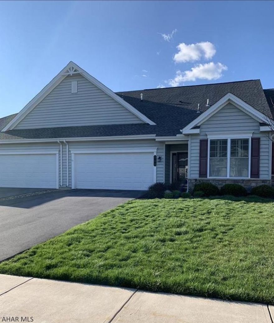 2-story Condo.  HOA Fees $325/month - includes exterior maintenance, clubhouse, lawn care, snow removal & trash