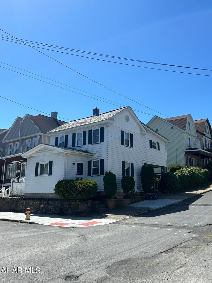 Come check out this 3 BR 1 bath in the City of Altoona. Whether you're an investor seeking to expand your portfolio or a buyer looking to call this place home, this would be a great addition. This solid home is situated on a corner lot and has tons of potential.  It also offers central a/c, fenced in back yard, a shed and a nicely secluded covered rear patio area for outdoor enjoyment!  Roof replaced in 2018 and sewer line done in 2019. Don't miss out on the opportunity to turn this into your own or add an addition to your investment portfolio.  
(Buyer to confirm taxes, sq footage, and lot size)