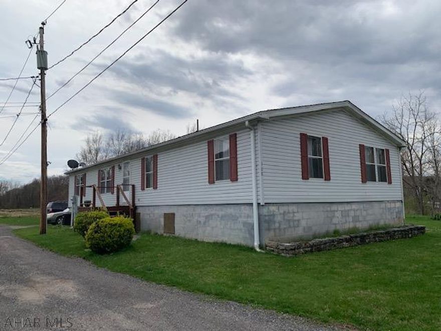 If you are a first time home buyer or looking to downsize....this just might be the perfect home for you. Low maintenance and minimal outside work to be done...This is a well maintained home with an open floor plan, located just off the highway with views of the mountains. If you are an avid fisherman or hunter,this just may be the perfect location for you....located close to excellent trout streams and Shawnee State Park with game lands near by....walk to your new favorite fishing spot.....$84,900