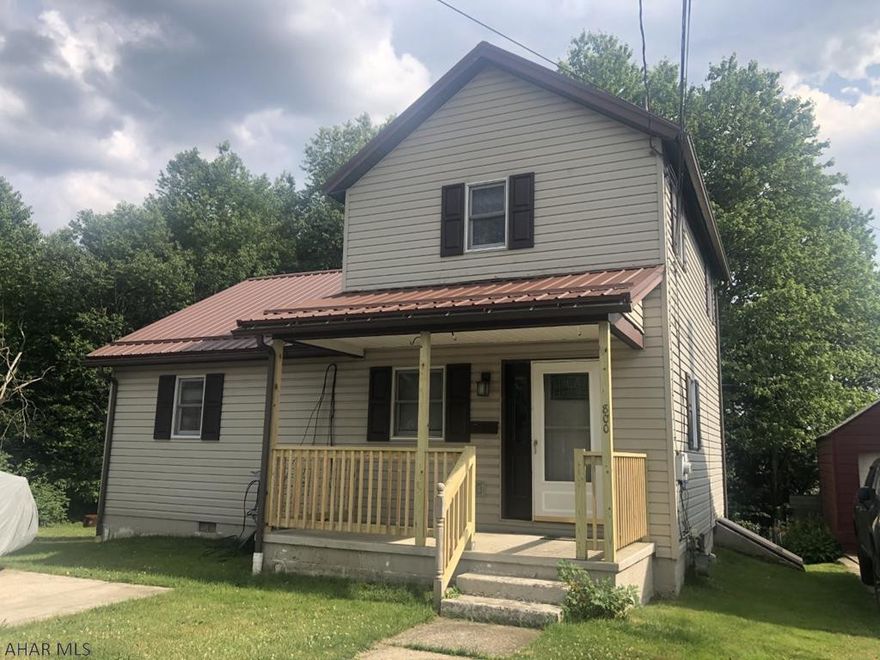 Totally remodeled 3 BR, 2 bath home on a dead end street. Gas hot water BB heat. All appliances included. 1st floor BR and bath. Owner has installed new metal roof on home in 2020. Furnace is only a couple of years old and newer hot water heater. Move-in condition!