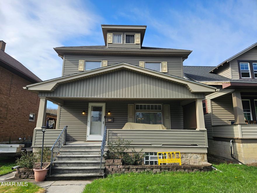 Charming 100-year-old home with great character and modern updates. Features include beautiful hardwood floors, an updated kitchen, formal dining room, and a convenient half bath on the main floor. The finished attic offers flexible bonus space (unheated). Enjoy the inviting covered porch and a café-style back deck and patio, perfect for relaxing or entertaining. Complete with a detached garage.