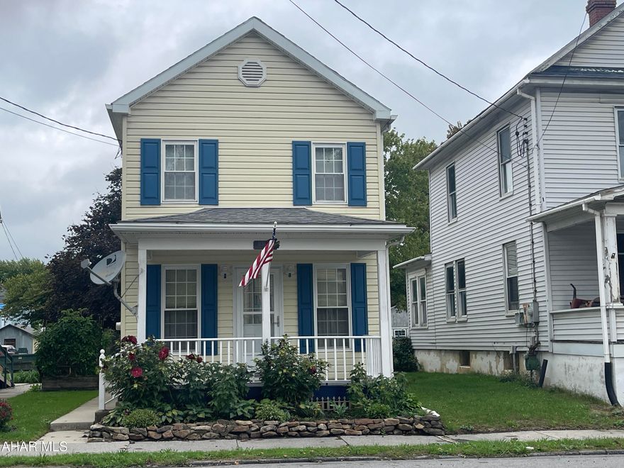 Great home to start a family!  This home offers 3BR, (one bedroom would make a nice nursery OR home office) 1.5BA, Eat in kitchen AND a formal dining room as well for larger meals with the family.  This home is situated on a level lot and has 1 car garage AND more off street parking.  Wait until next Spring when all the Perennials pop!  Hollidaysburg School District.