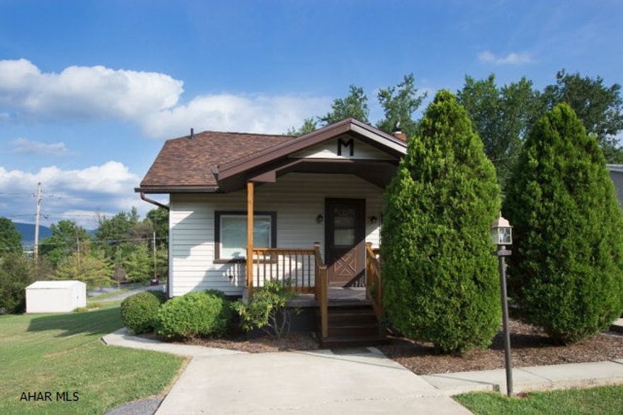 Single floor living with a large yard, privacy, and a wonderful view!  Do not let this 3 bedroom home pass you by! Over a 1/4 acre lot in the city.  Enjoy a peaceful evening on the partially covered rear deck, or simply relax after a long day on the front porch.  Energy efficient windows and a well maintained house are waiting for you to add your touches and call it home. Vinyl siding provides a maintenance free exterior, and the roof was installed in 2015. As the temperatures heat up, let the central air cool you down.  Off-street parking for multiple vehicles.  Call the listing agent for your private showing today!