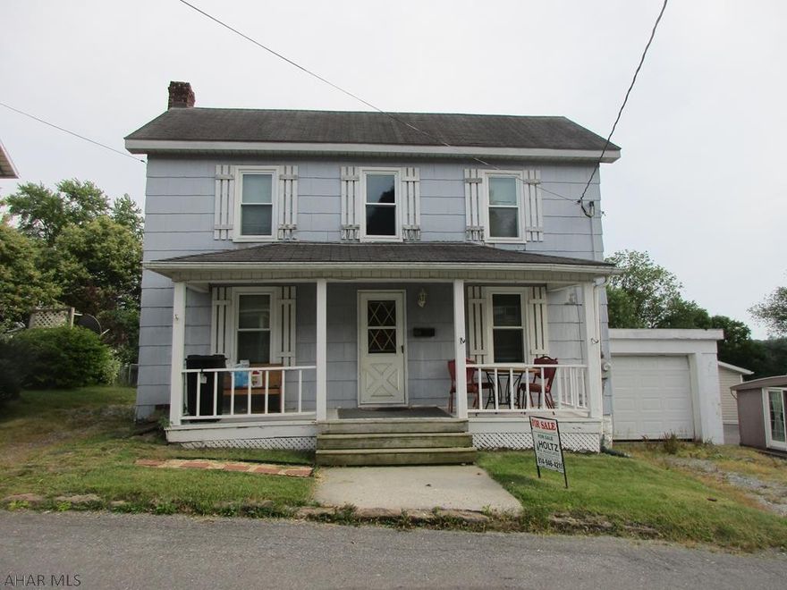 Great  2 bedroom 2 story home with recently replaced windows.  Additional features include a kitchen with dining area and appliances included,  convenience of first floor laundry and  off street parking for two cars and a one car garage.